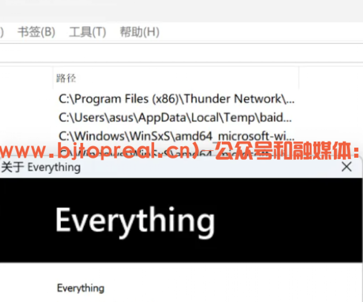 Everything(文件快速搜索)软件分享
